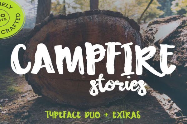 Campfire Stories Duo Hand Download Premium Free Font