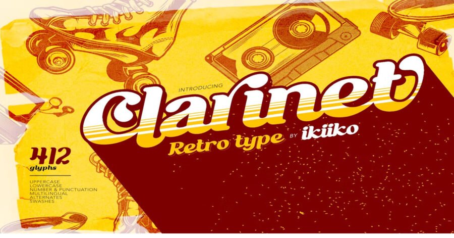 Clarinet Retro Type Premium Free Font