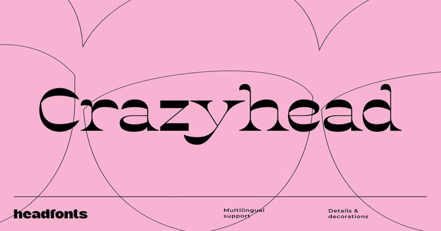Crazyhead Display Font Download Premium Free