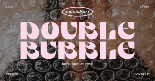 Double Bubble Font Download Premium Free