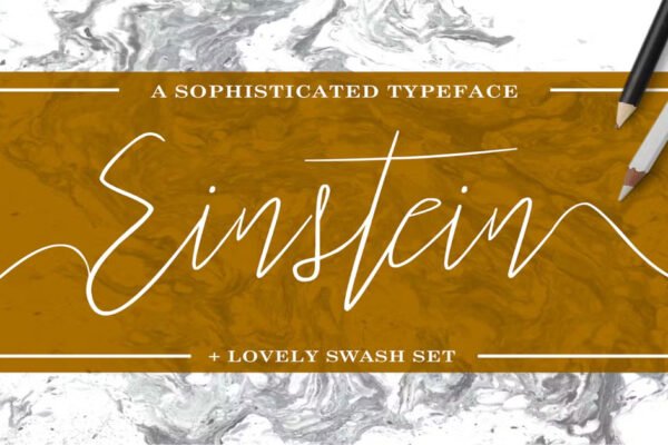 Einstein Typography Download Free Font
