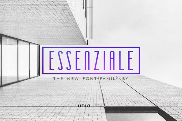 Essenziale -Family Bold Download Premium Free Font