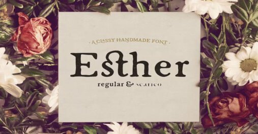 Esther Handmade Luxury Download Premium Free Font