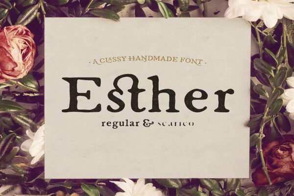 Esther Handmade Luxury Download Premium Free Font