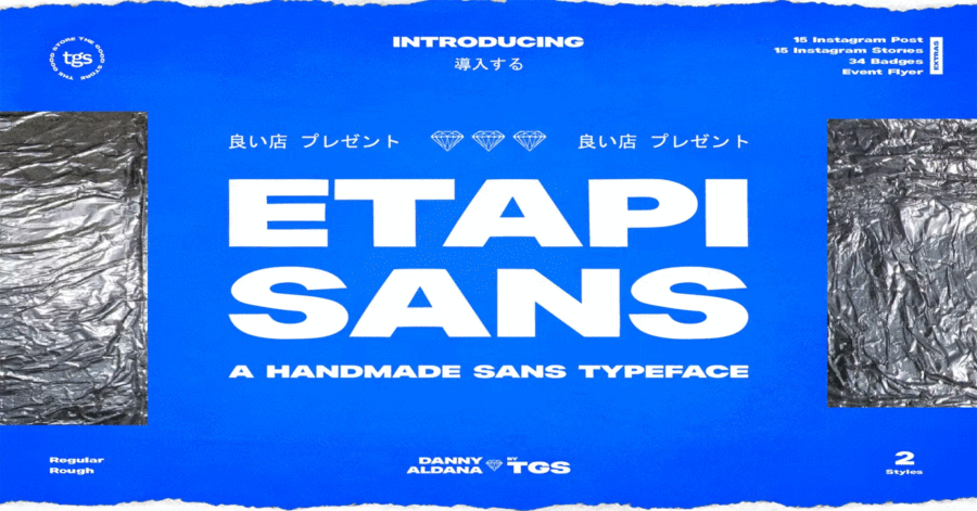 Etapi Sans+ Extras Download Premium Font