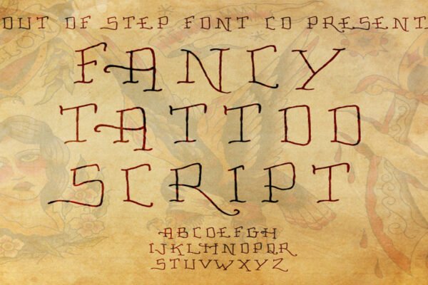 Fancy Tattoo Script Download Premium Free Font