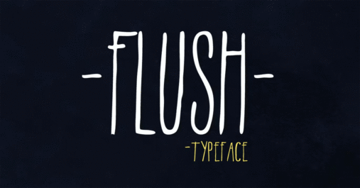 Flush Font Typeface Typography Download Free Font