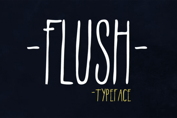 Flush Font Typeface Typography Download Free Font