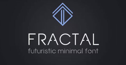 Fractal Futuristic Russian Premium Free Font