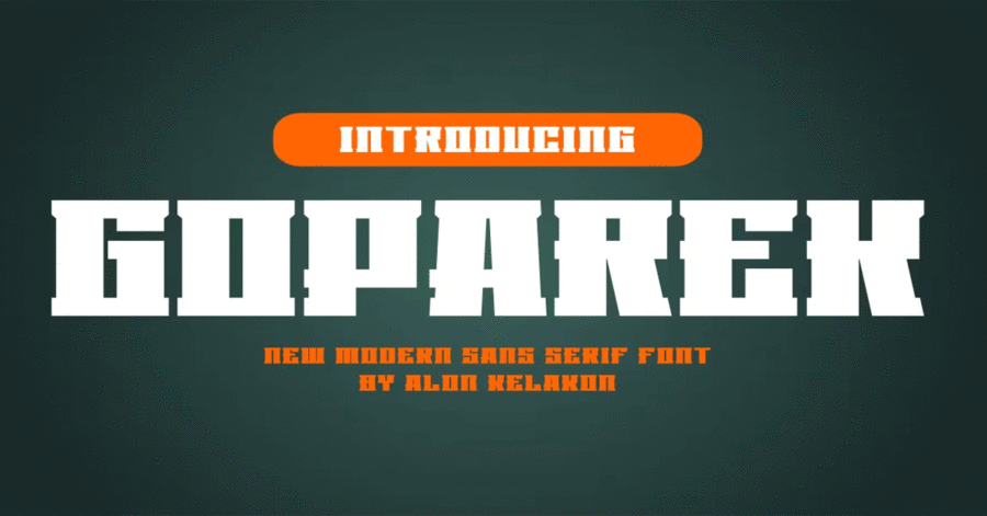 Goparek Font Download Premium Free