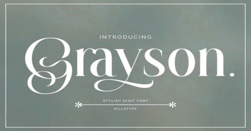 Grayson Serif Font Download Premium Free