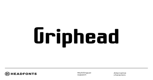 Griphead Modern Condensed Font Download Free Font