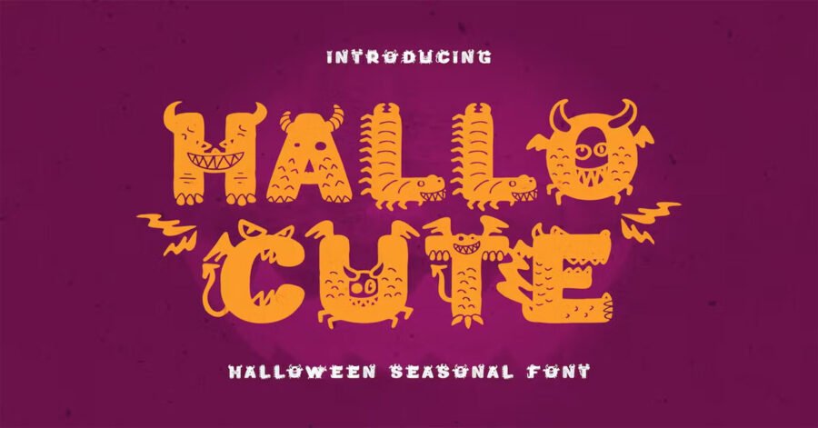 Hallocute Dafont Invitation Download Premium Free Font