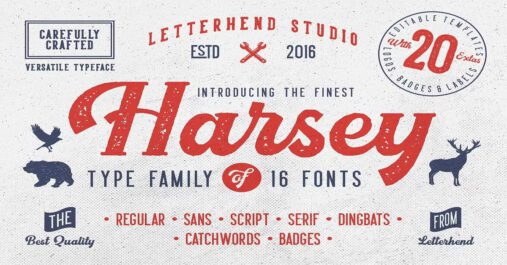 Harsey Type ToolBox Download Premium Free Font