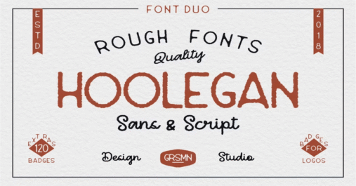 Hoolegan | Vintage Font Display Premium Free Font