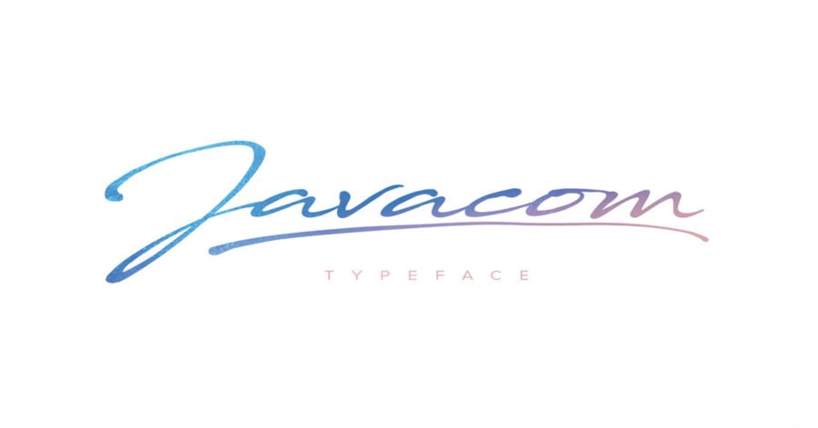 Javacom Cursive Download Premium Free Font