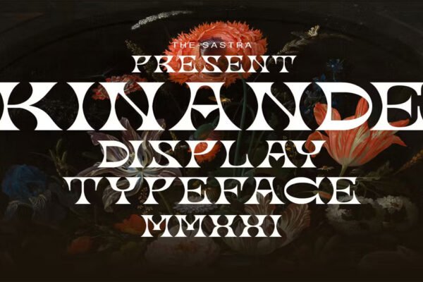 Kinande Display Typeface Download Free Font
