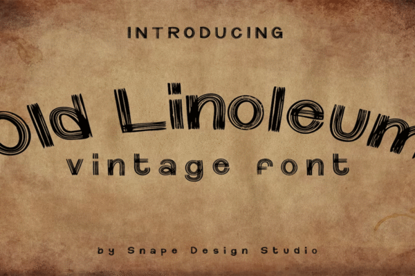 Old Linoleum Font Download Premium Free