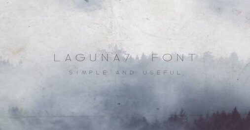 Laguna7 Font Typeface, Roman Premium Free Font