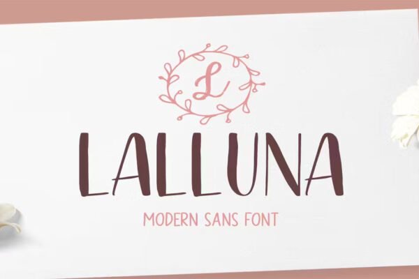 Lalluna Sans lovely Download Premium Free Font
