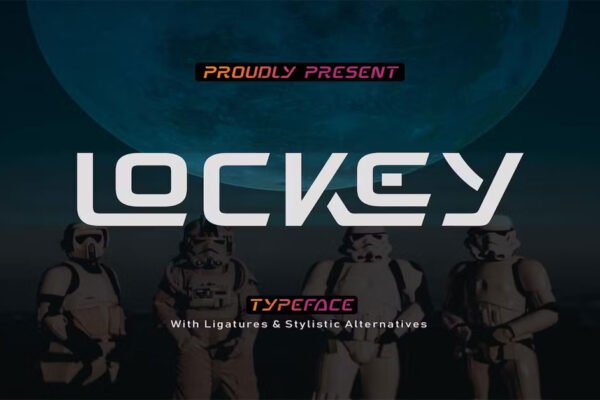Lockey Typeface Cool Download Premium Free Font