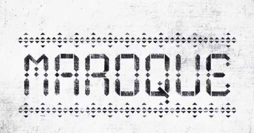 Maroque Stencil Premium Free Font