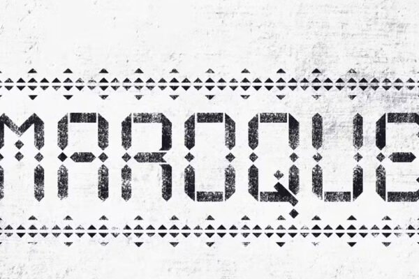 Maroque Stencil Premium Free Font