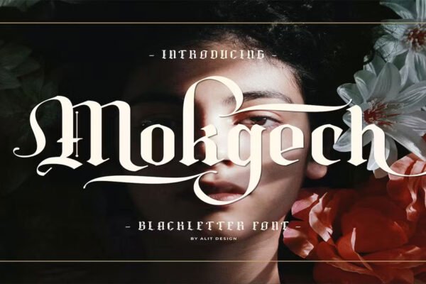 Mokgech Typeface Medieval Download Premium Font