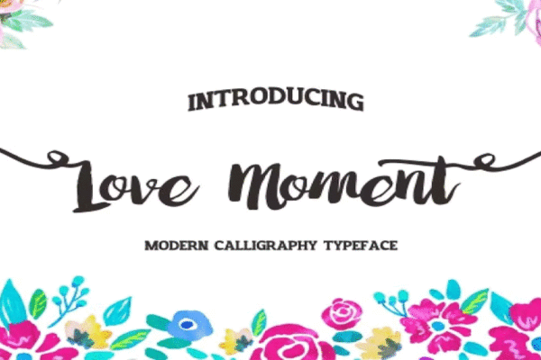 Love Moment Font Download Premium Free