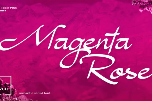 Magenta Rose Cursive Download Free Font
