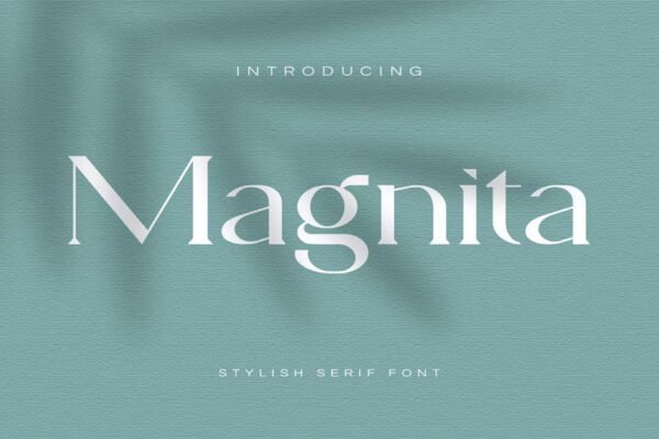 Magnita Serif Elegant, Luxury Premium Free Font