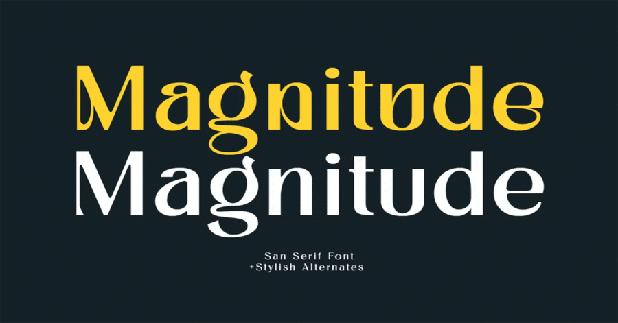 Magnitude Font Download Premium Free