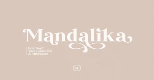 Mandalika - Modern Bold Serif Download Free Font