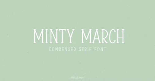 Minty March Font Download Premium Free