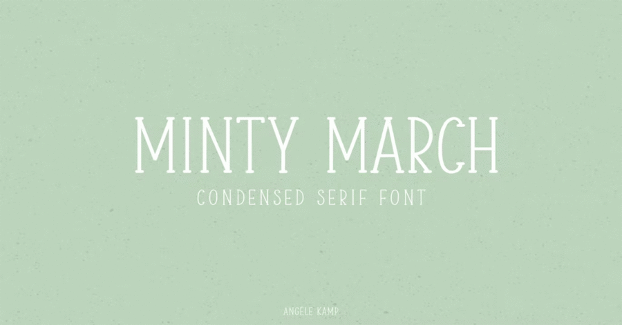 Minty March Font Download Premium Free