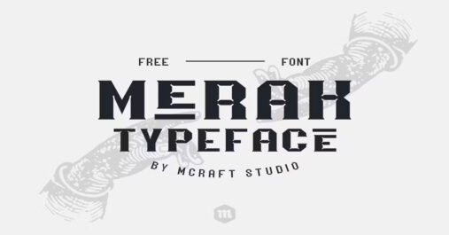 Merak Fiction Typeface Free Premium Font