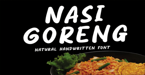 Nasi Goreng Premium Free Font Download