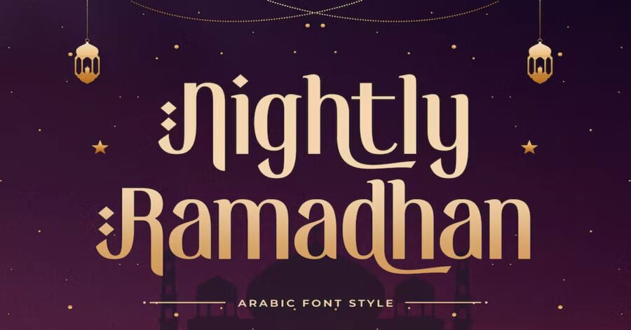 Nightly Ramadhan Arabic Premium Free Font