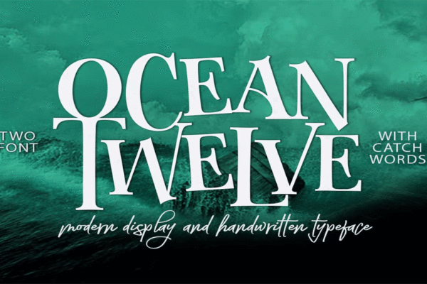 Ocean Twelve Font Download Premium Free