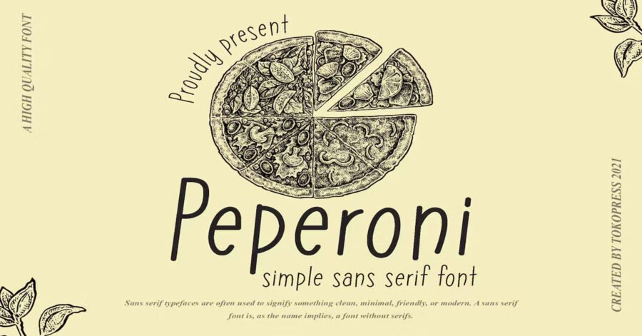 Peperoni - Handwritten Cute Premium Free Font