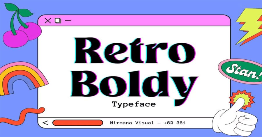 Retro Boldy Logo Premium Free Font