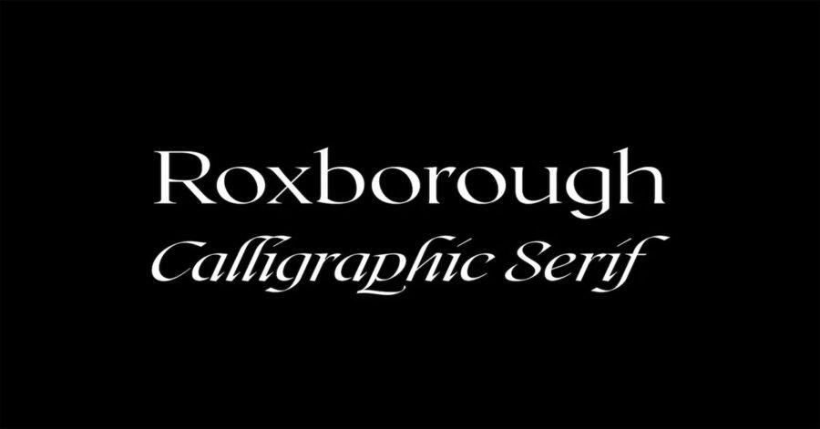 Roxborough CF | Calligraphic Serif Download Free Font