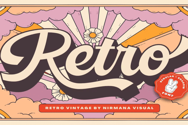 Retro Vintage Display Premium Font