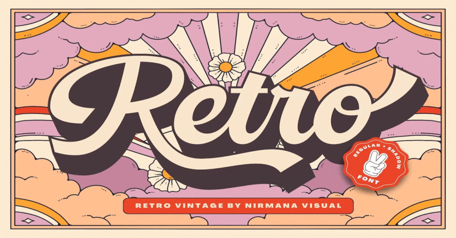 Retro Vintage Display Premium Font