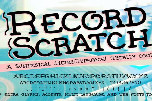 Record Scratch Retro (90s Handwriting Fonts) Download Free Font