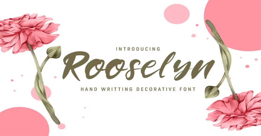 Rooselyn Typologo Modern Premium Free Font