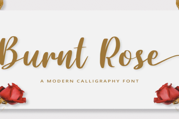 Burnt Rose Font Download Premium Free