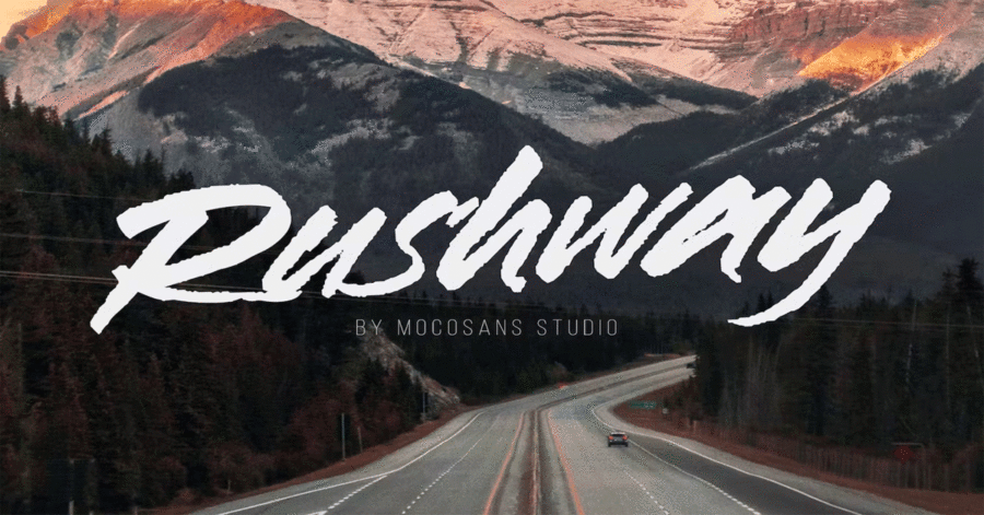 Rushway Font Download Premium Free