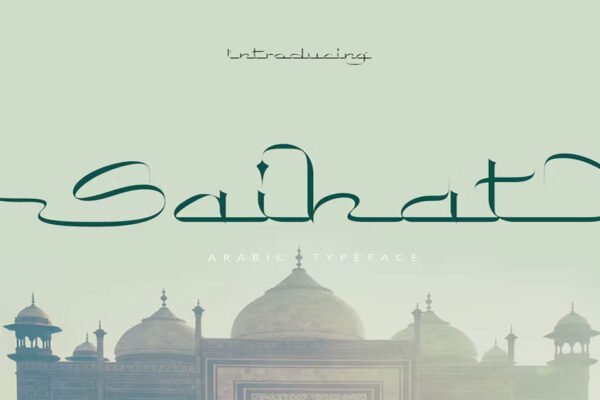 Saihat Typeface Arabic Premium Free Font