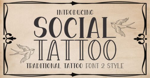 Social Tattoo Family Download Premium Free Font